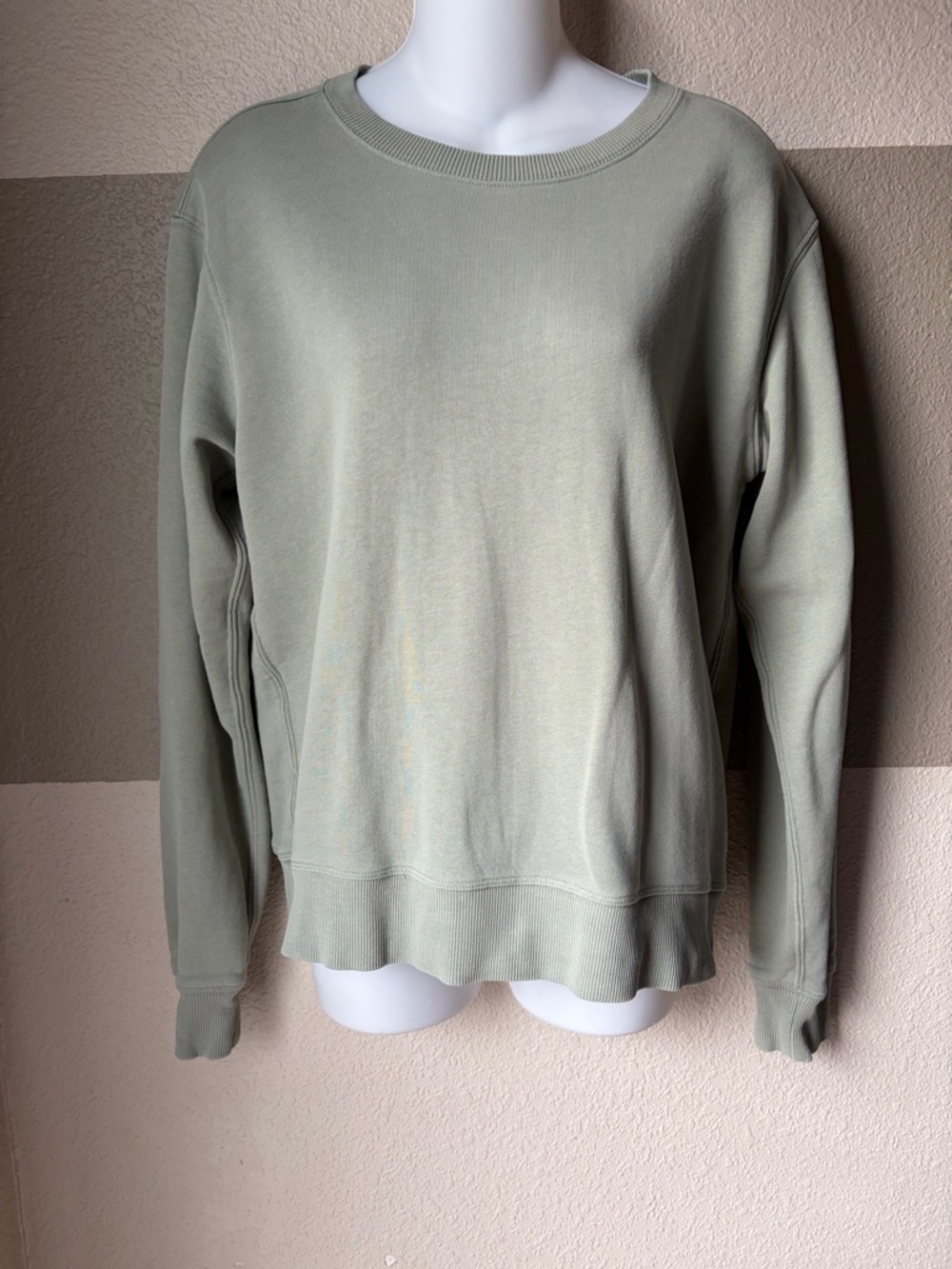 Allbirds Women’s Medium R&R Green Sweater Crew Neck Long Sleeve 17.1 Carbon